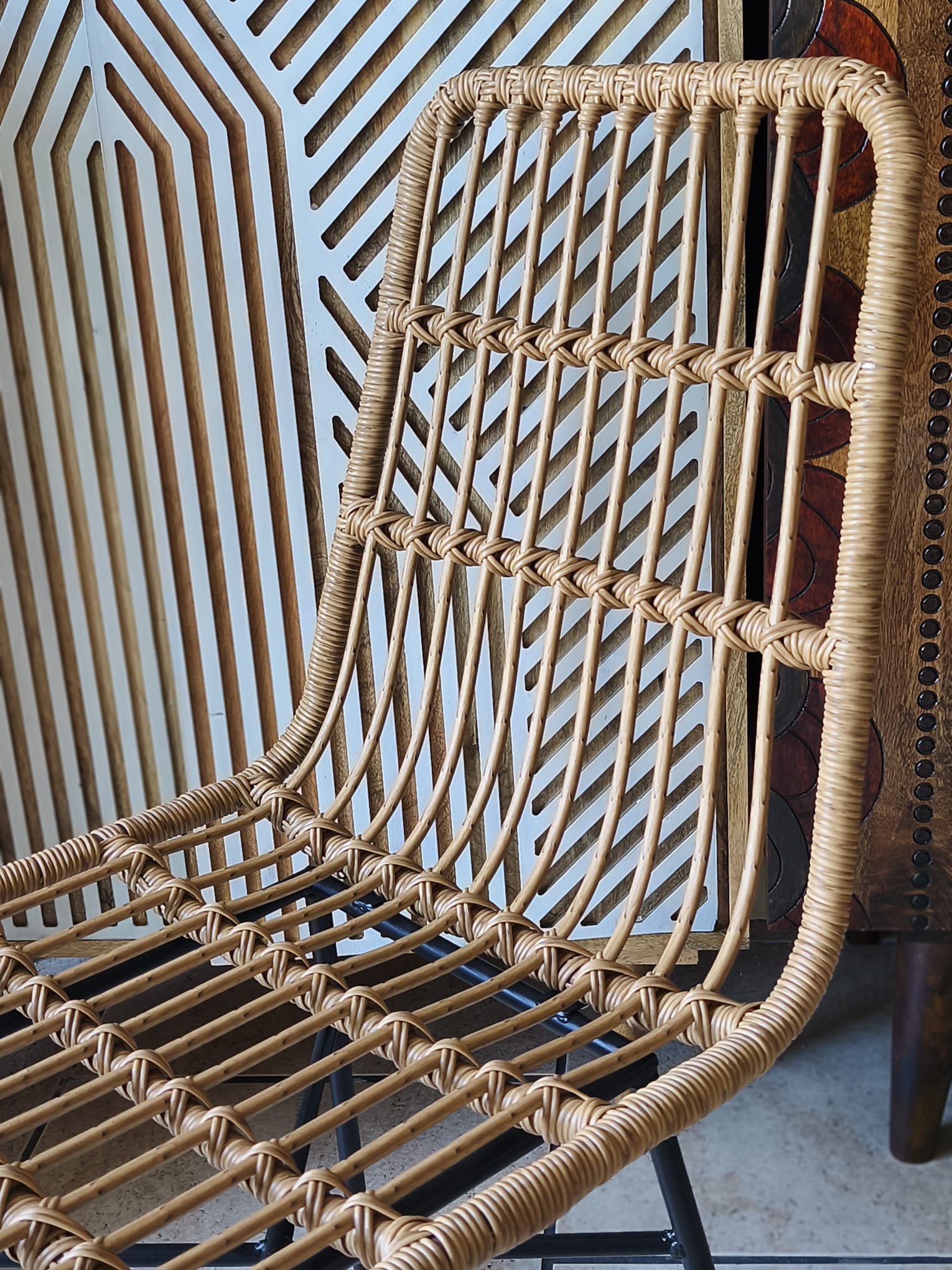 SILLA THAI RATÁN SINTETICO CALIDAD VALIDA PARA EXTERIOR - Imagen 5