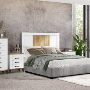 PACK DORMITORIO GRECIA Blanco&Roble