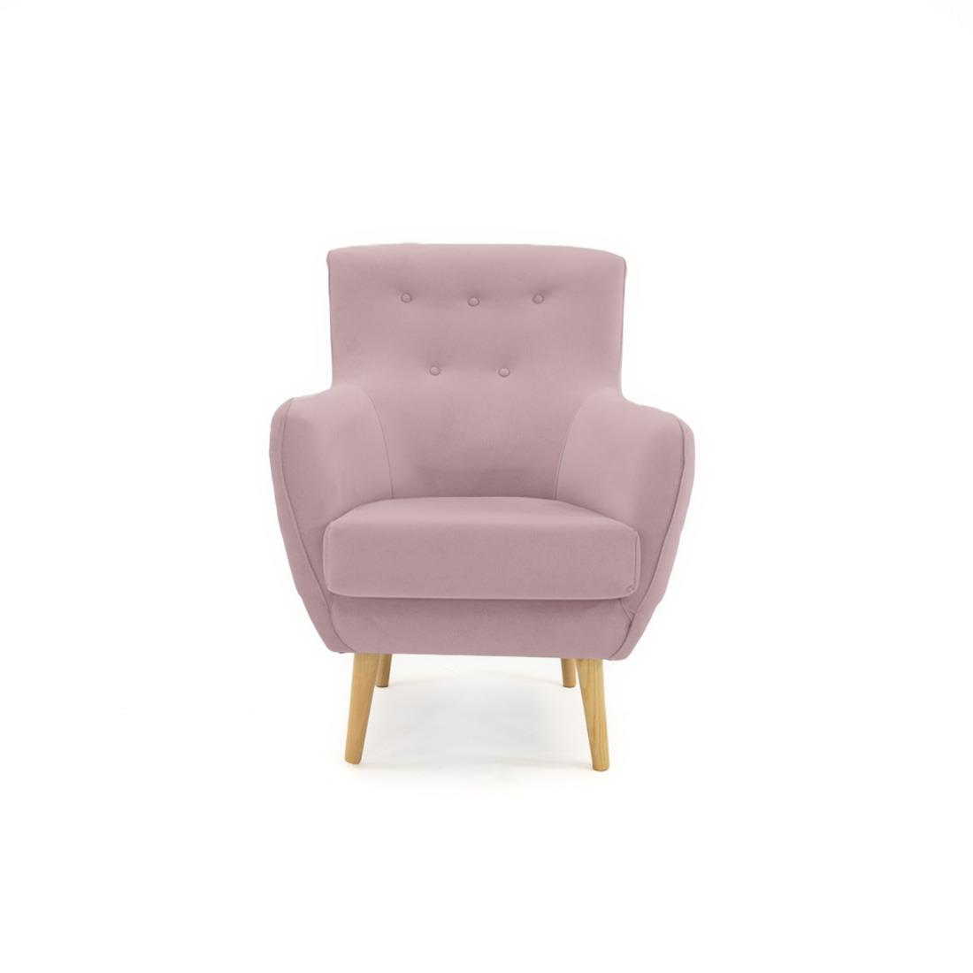 BUTACA NÓRDICA ROSA