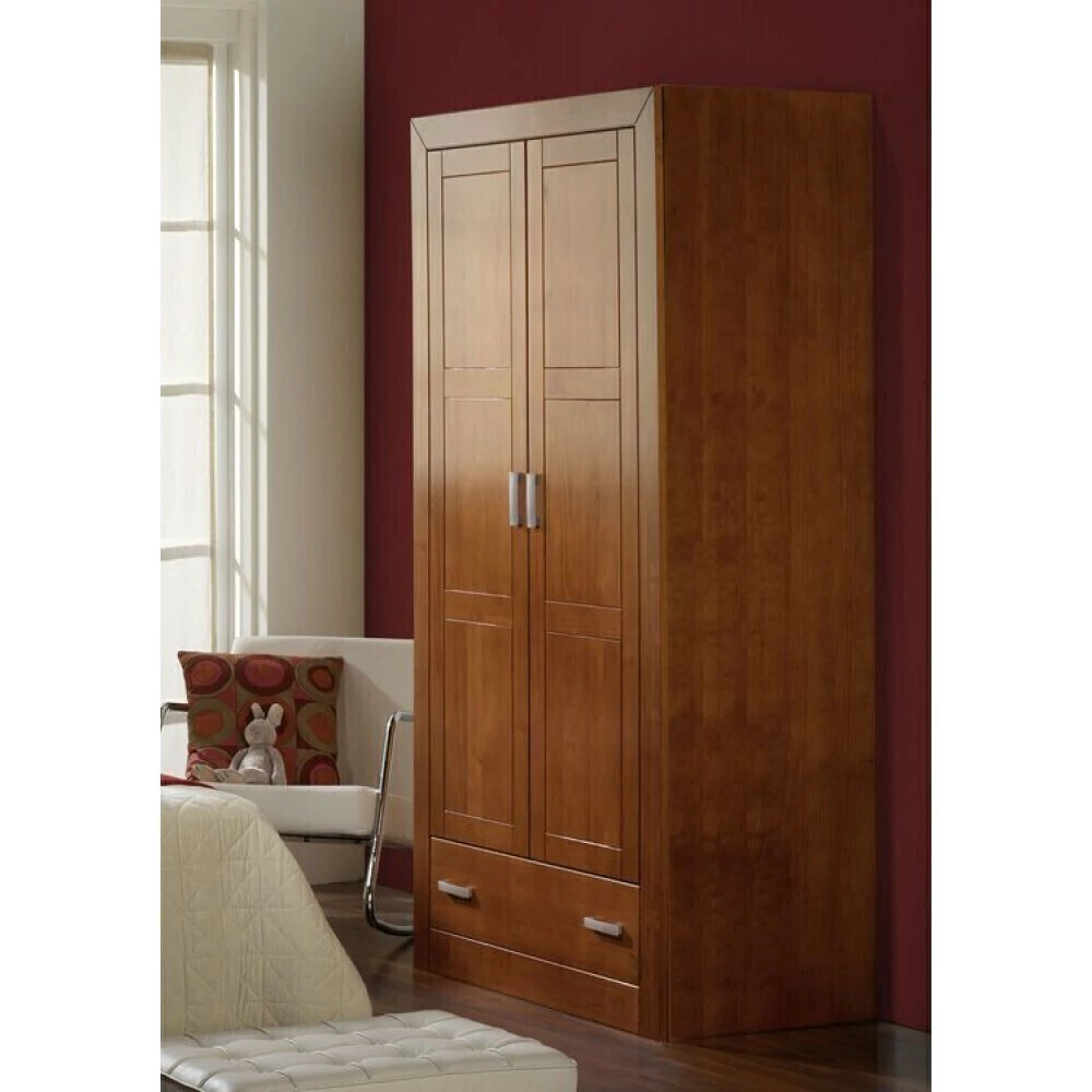 PACK DORMITORIO DE MADERA MOD 600 COLOR CEREZO - Imagen 3