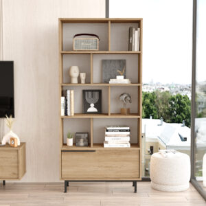 ESTANTERIA GP 138 1 PUERTA + 8 HUECOS ESTANTES 177X84X30 CM