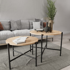 PACK MESAS DE CENTRO GP 209 ROBLE SAFIR