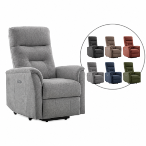SILLON RELAX RECLINABLE ELÉCTRICO MOD CORONA (VER MAS COLORES)