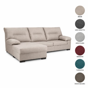 CHAISELONGUE HADA 247 CM REVERSIBLE (VER MAS COLORES)