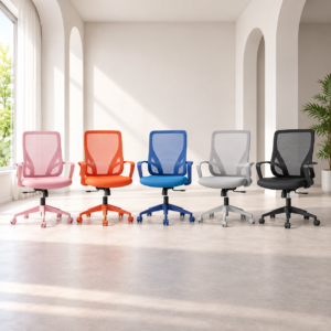 SILLA OFICINA ELEVABLE GQ 222 (VARIOS COLORES)