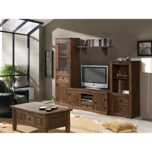 COMPOSICION APILABLE TV RUSTICO NEBRASKA 250CM